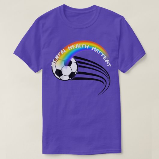 Lgbtq Pride Soccer Mental Health3047 1381 T-Shirt (Design vorne)