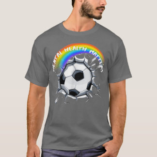 LGBTQ Pride Soccer Mental Health3049 1383 T-Shirt