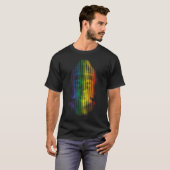 LGBTQ Pride Style Siddhartha Gautama Buddha Medita T-Shirt (Vorne ganz)