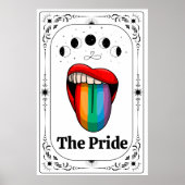 LGBTQ Pride Tarot Schwul Trans Queer Regenbogen Ma Poster (Vorne)