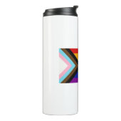 LGBTQ+ Pride Thermosbecher (Nach links gedreht)