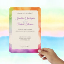 LGBTQ Pride Wedding Liebe ist Liebe Rainbow