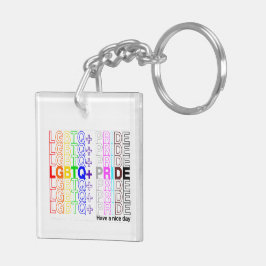 LGBTQ+ Primarakrylus Schlüsselanhänger