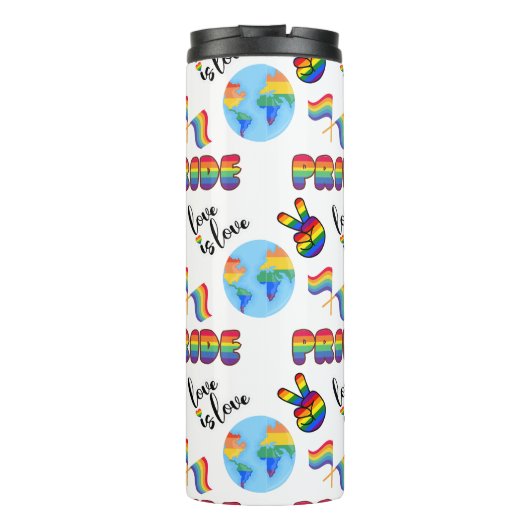 LGBTQ+ Primer Thermal Tumbler Thermosbecher (Rückseite)