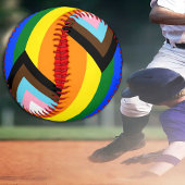 LGBTQ & Prix - Rainbow Progress Flag /sports Baseball
