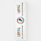 LGBTQ+ Pro-Life-Banner Banner (Vertikal)