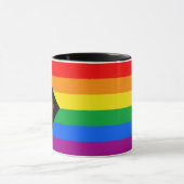 LGBTQ+ Progress-Flag-Tasse für Kaffee Tasse (Zentrum)