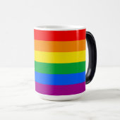 LGBTQ+ Progress-Flag-Tasse für Kaffee Verwandlungstasse (VorderseiteRechts)