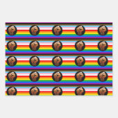 LGBTQ+ PROGRESS POC-Prix-Flag Geschenkpapier Set (Vorderseite 2)