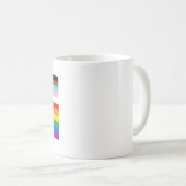 LGBTQ+ PROGRESS POC-Prix-Flag Kaffeetasse (VorderseiteRechts)