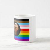 LGBTQ+ PROGRESS POC-Prix-Flag Kaffeetasse (Mittel)