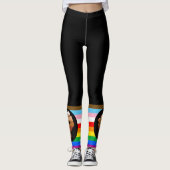 LGBTQ+ PROGRESS POC-Prix-Flag Leggings (Vorderseite)