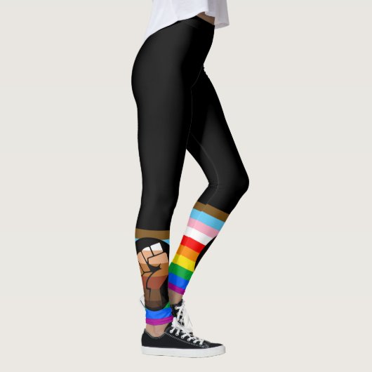 LGBTQ+ PROGRESS POC-Prix-Flag Leggings (Rechts)