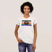 LGBTQ+ PROGRESS POC-Prix-Flag T-Shirt (Vorne ganz)