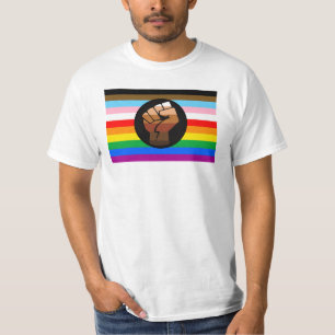 LGBTQ+ PROGRESS POC-Prix-Flag T-Shirt