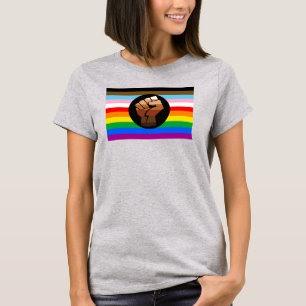 LGBTQ+ Progress POC Stolzflagge T-Shirt