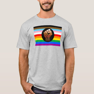 LGBTQ+ Progress POC Stolzflagge T-Shirt