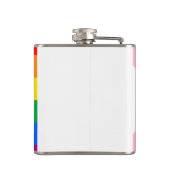 LGBTQ+ Progress Pride Flachmann (Rückseite)