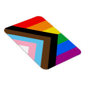 LGBTQ+ Progress Pride Magnet (Rechte Seite)