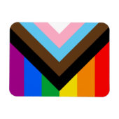 LGBTQ+ Progress Pride Magnet (Horizontal)