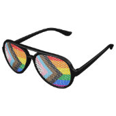 LGBTQ+ Progress Pride Partybrille (Schrägansicht)