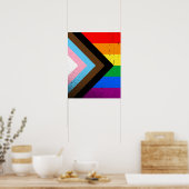 LGBTQ+ Progress Pride Poster (Küche)