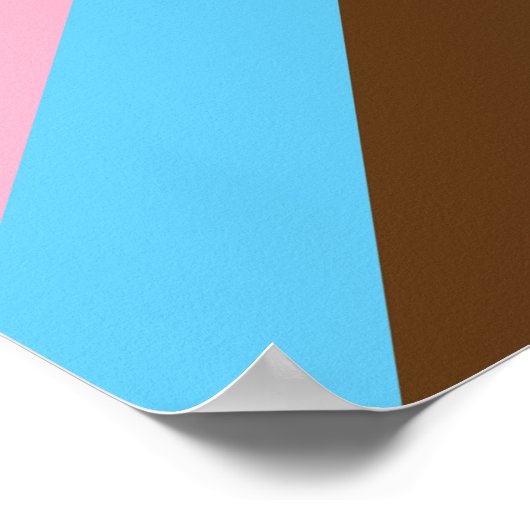 LGBTQ+ Progress Pride Poster (Ecke)