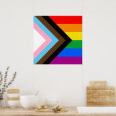 LGBTQ+ Progress Pride Poster (Küche)