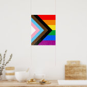 LGBTQ+ Progress Pride Poster (Küche)
