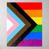 LGBTQ+ Progress Pride Poster (Vorne)