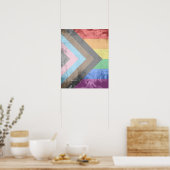 LGBTQ+ Progress Pride Poster (Küche)