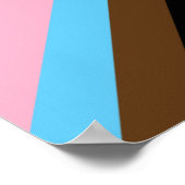 LGBTQ+ Progress Pride Poster (Ecke)