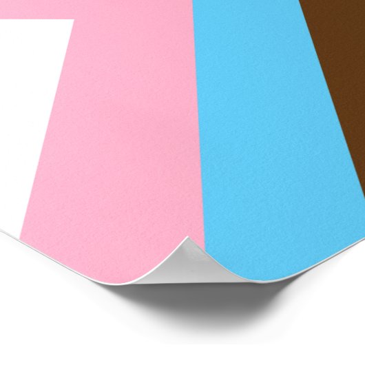 LGBTQ+ Progress Pride Poster (Ecke)