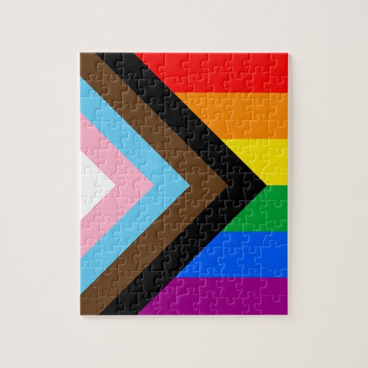 LGBTQ+ Progress Pride Puzzle (Vertikal)