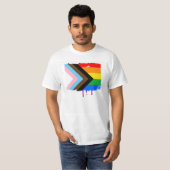 LGBTQ+ Progress Pride T-Shirt (Vorne ganz)