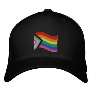 LGBTQ+ Progress Prilag Flag bestickt Baseball Ca Bestickte Baseballkappe