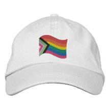 LGBTQ+ Progress Prilag Flag bestickt Baseball Ca