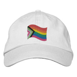 LGBTQ+ Progress Prilag Flag bestickt Baseball Ca Bestickte Baseballkappe