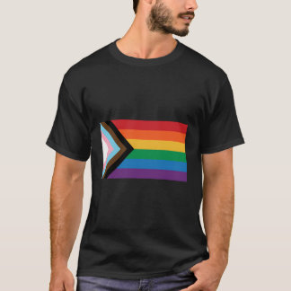LGBTQ+ Progress-Prix-Flag T-Shirt
