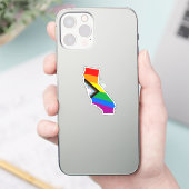 LGBTQ-Progress-Prix für Staatsstolz in Kalifornien Aufkleber (Telefon)