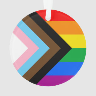 LGBTQ+ Progress Stolz Ornament