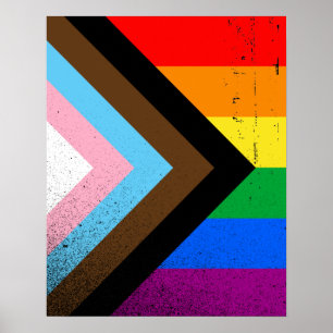 LGBTQ+ Progress Stolz Poster