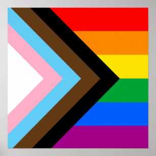 LGBTQ+ Progress Stolz Poster