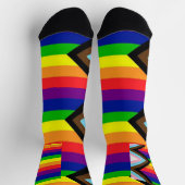 LGBTQ+ Progress Stolz Socken (Oben)