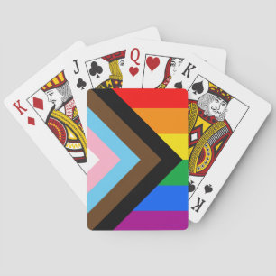LGBTQ+ Progress Stolz Spielkarten