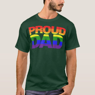 LGBTQ Proud Dad Gay Lesbian LGBT Pride Women T-Shirt