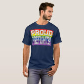 LGBTQ Proud Firefighter Gay Pride Rainbow T-Shirt (Vorne ganz)