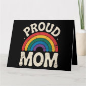 LGBTQ Proud Mama Gay Pride Rainbow Mother Day Karte (Vorderseite)