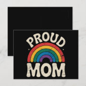 LGBTQ Proud Mama Gay Pride Rainbow Mother Day Postkarte (Vorne/Hinten)