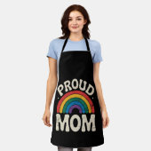 LGBTQ Proud Mama Gay Pride Rainbow Mother Day Schürze (Getragen)